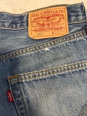 Levi's Men's Light Blue Denim Relaxed Jeans
